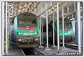 SNCF BB36343 and BB36340, Saint Jean de Maurienne Depot, 3rd September 2014