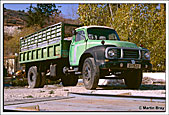 Grape collecting lorry in Osmodes, Troodos mountain