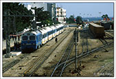 Passenger train at Sousse station
